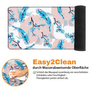 BLUE KOI - Japan Design - XXL Gaming Mauspad