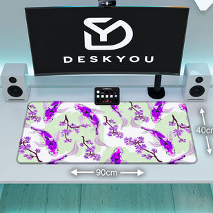 PURPLE KOI - Japan Design - XXL Gaming Mauspad