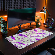 PURPLE KOI - Japan Design - XXL Gaming Mauspad