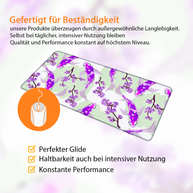 PURPLE KOI - Japan Design - XXL Gaming Mauspad
