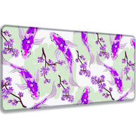 PURPLE KOI - Japan Design - XXL Gaming Mauspad