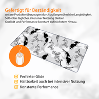 BLACK KOI - Japan Design - XXL Gaming Mauspad