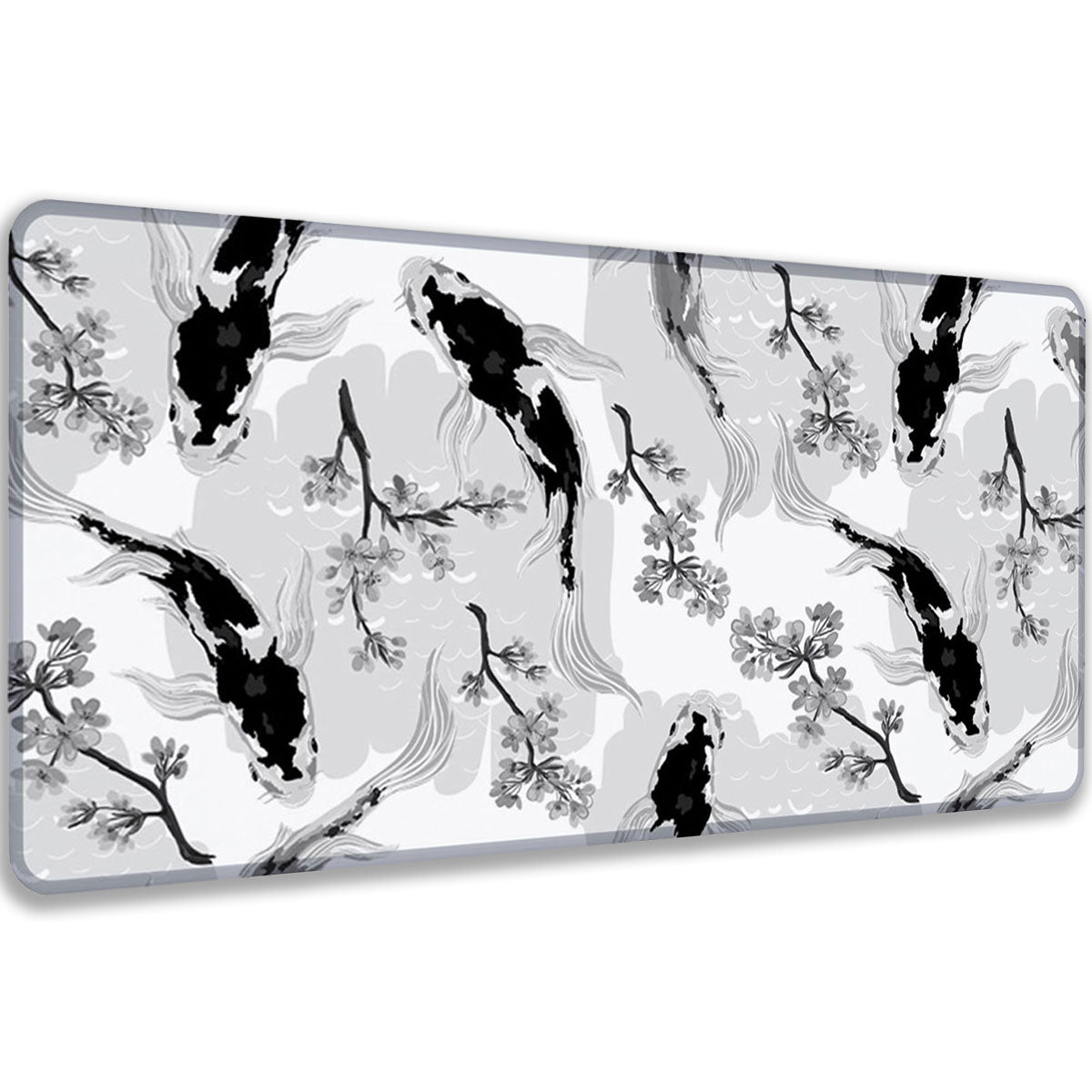 BLACK KOI - Japan Design - XXL Gaming Mauspad