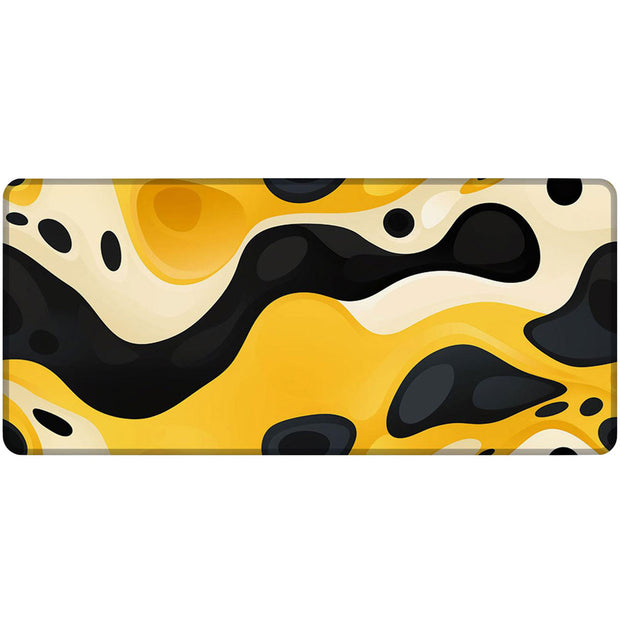 LIQUID YELLOW - Pattern Design - XXL Gaming Mauspad