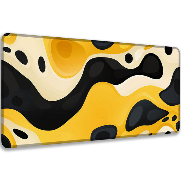 LIQUID YELLOW - Pattern Design - XXL Gaming Mauspad