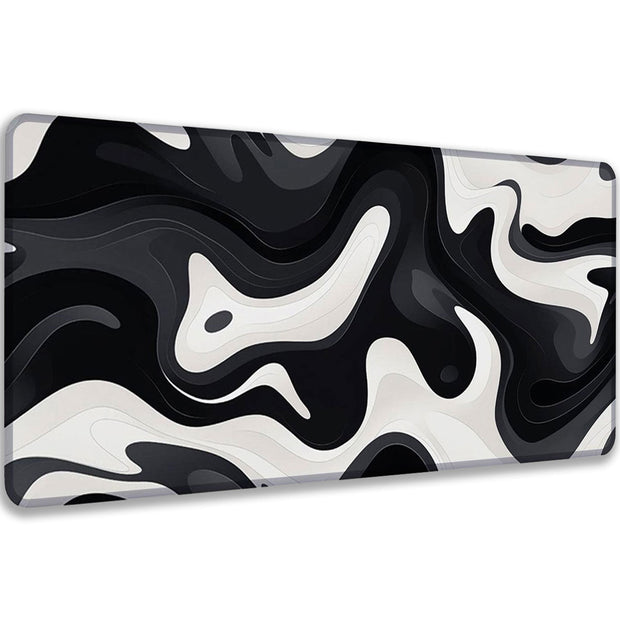 LIQUID BLACK - Pattern Design - XXL Gaming Mauspad