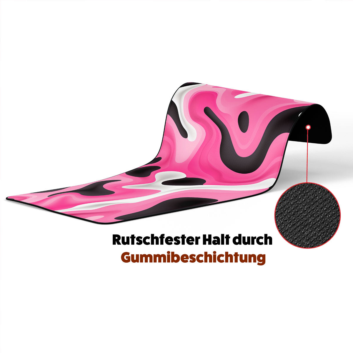 LIQUID PINK - Pattern Design - XXL Gaming Mauspad