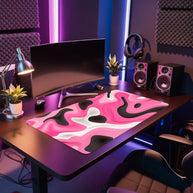 LIQUID PINK - Pattern Design - XXL Gaming Mauspad