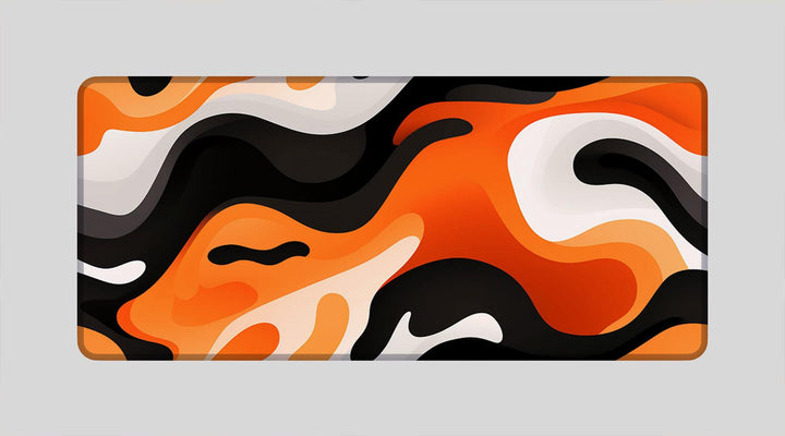 🎁 LIQUID ORANGE - Pattern Design - XXL Gaming Mauspad (100% off)