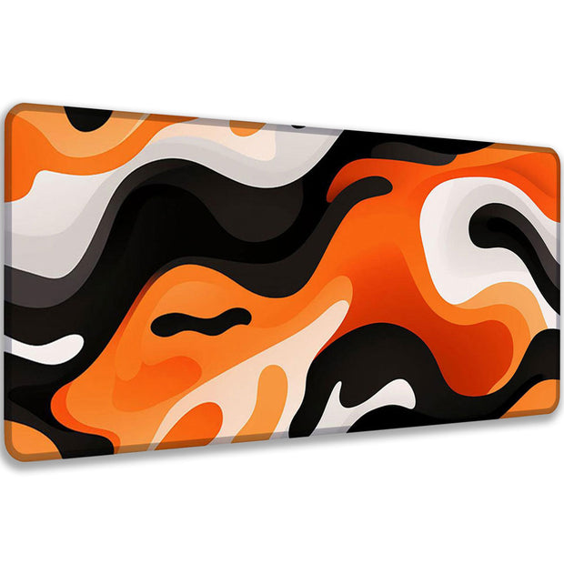 LIQUID ORANGE - Pattern Design - XXL Gaming Mauspad