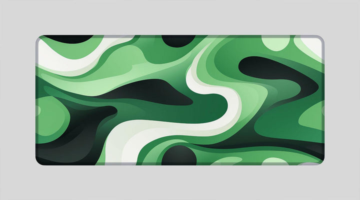 🎁 LIQUID GREEN - Pattern Design - XXL Gaming Mauspad (100% off)