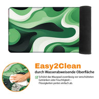 LIQUID GREEN - Pattern Design - XXL Gaming Mauspad