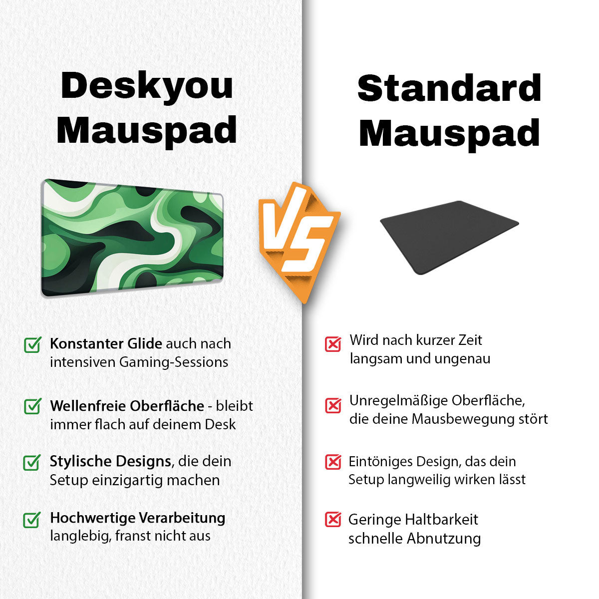 LIQUID GREEN - Pattern Design - XXL Gaming Mauspad