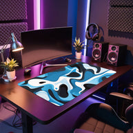 LIQUID BLUE - Pattern Design - XXL Gaming Mauspad