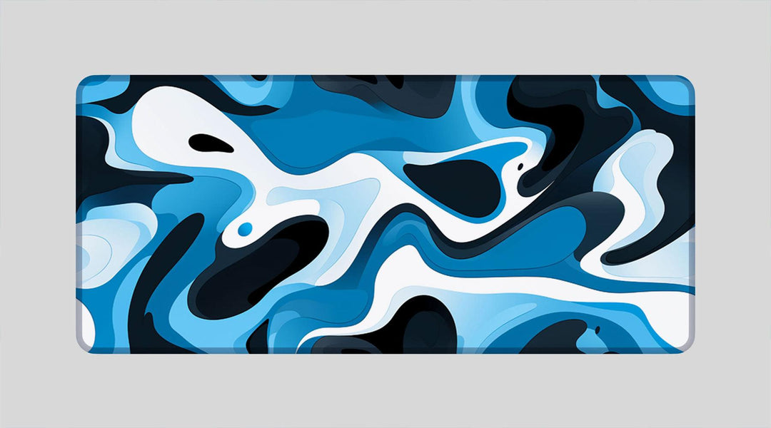 🎁 LIQUID BLUE - Pattern Design - XXL Gaming Mauspad (100% off)