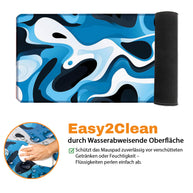 LIQUID BLUE - Pattern Design - XXL Gaming Mauspad