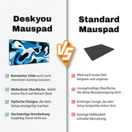 LIQUID BLUE - Pattern Design - XXL Gaming Mauspad