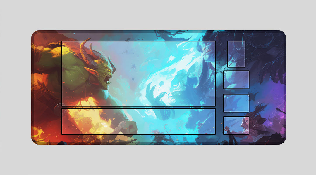 Orc Battle - Playmat Spielmatte