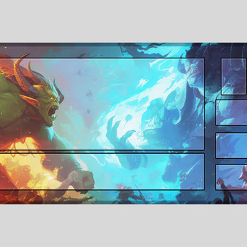 Orc Battle - Playmat Spielmatte