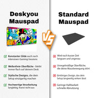 THE SECRET IS TO BEGIN - Popart Design - XXL Gaming Mauspad