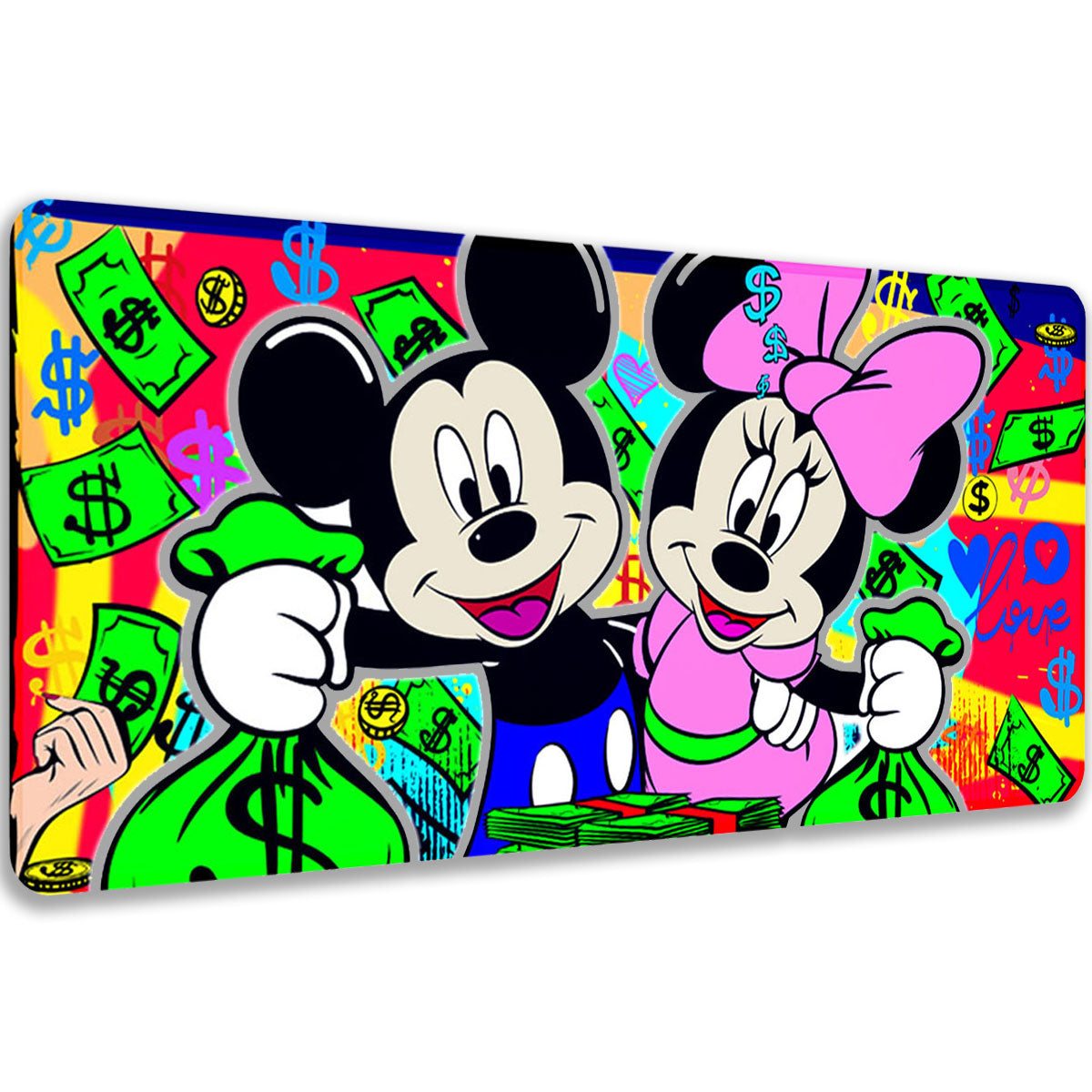 TOGETHER WE BETTER - Popart Design - XXL Gaming Mauspad