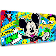 MICKY THE BOSS - Popart Design - XXL Gaming Mauspad