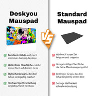 LOVE CANT BUY CLOTHING - Popart Design - XXL Gaming Mauspad