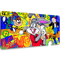 MAD BUNNY GOLFCLUB - Popart Design - XXL Gaming Mauspad