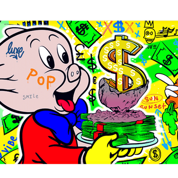 MONEY MENU - Popart Design - XXL Gaming Mauspad