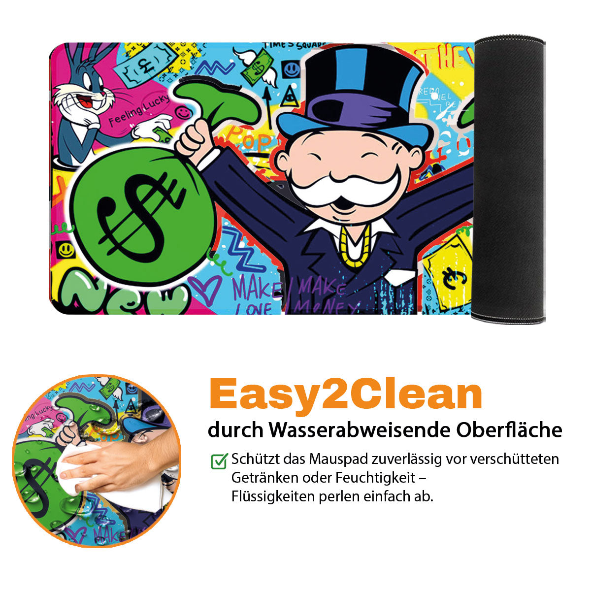 THE WORLD IS YOURS - Popart Design - XXL Gaming Mauspad