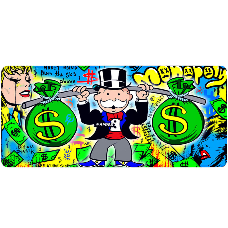 CASH EXERCISE - Popart Design - XXL Gaming Mauspad