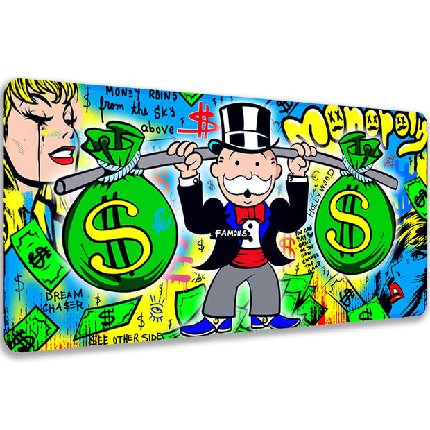 CASH EXERCISE - Popart Design - XXL Gaming Mauspad
