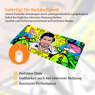 MAKING CASH IS AN ART - Popart Design - XXL Gaming Mauspad