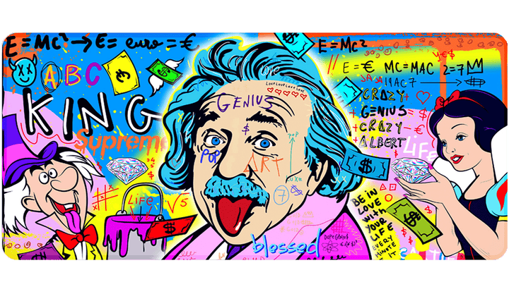 GENIUS - Popart Design - XXL Gaming Mauspad