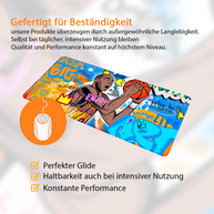 BIG BALLIN - Popart Design - XXL Gaming Mauspad