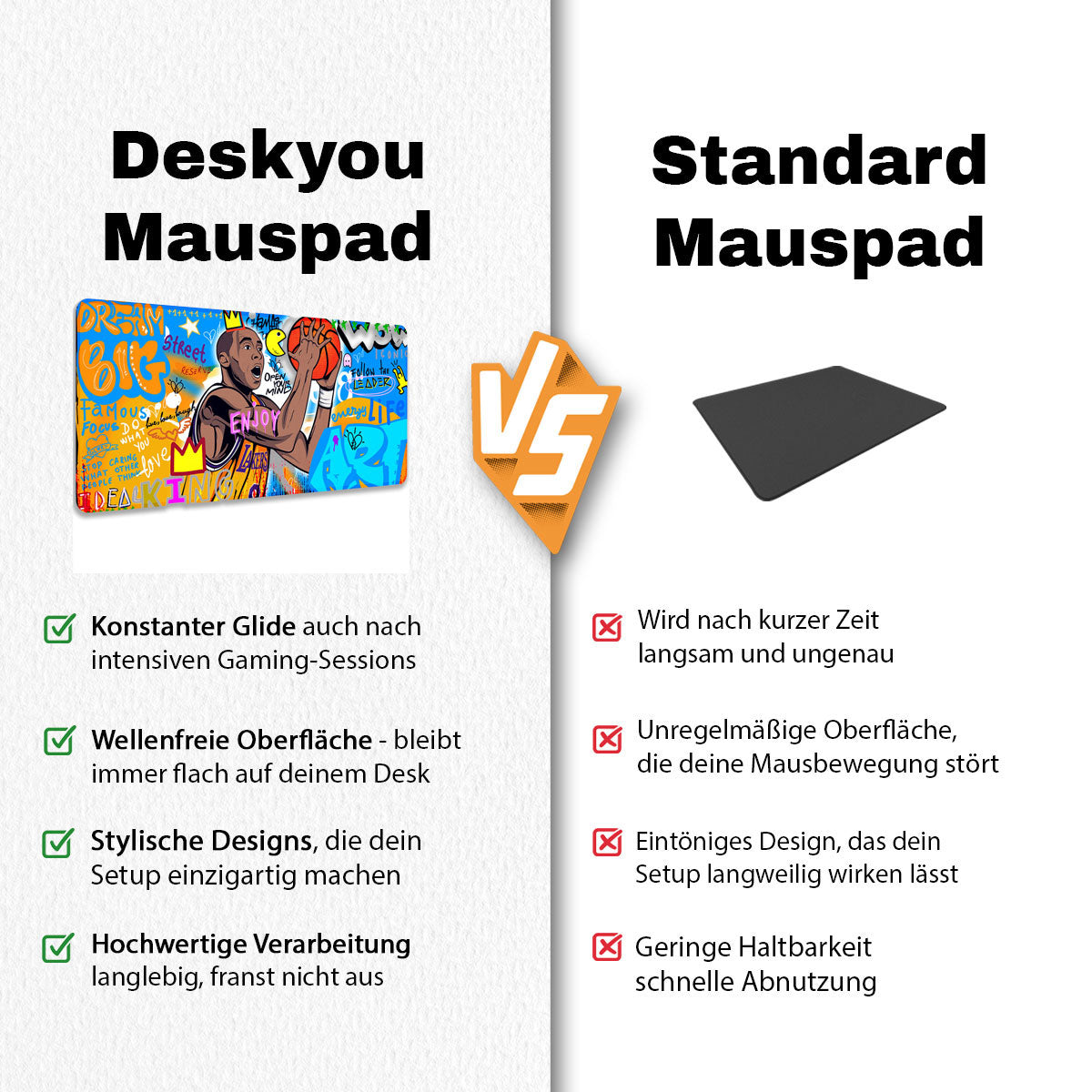 BIG BALLIN - Popart Design - XXL Gaming Mauspad