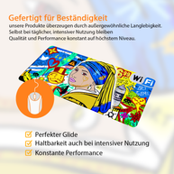 LOVE IS THE NEW FAME - Popart Design - XXL Gaming Mauspad