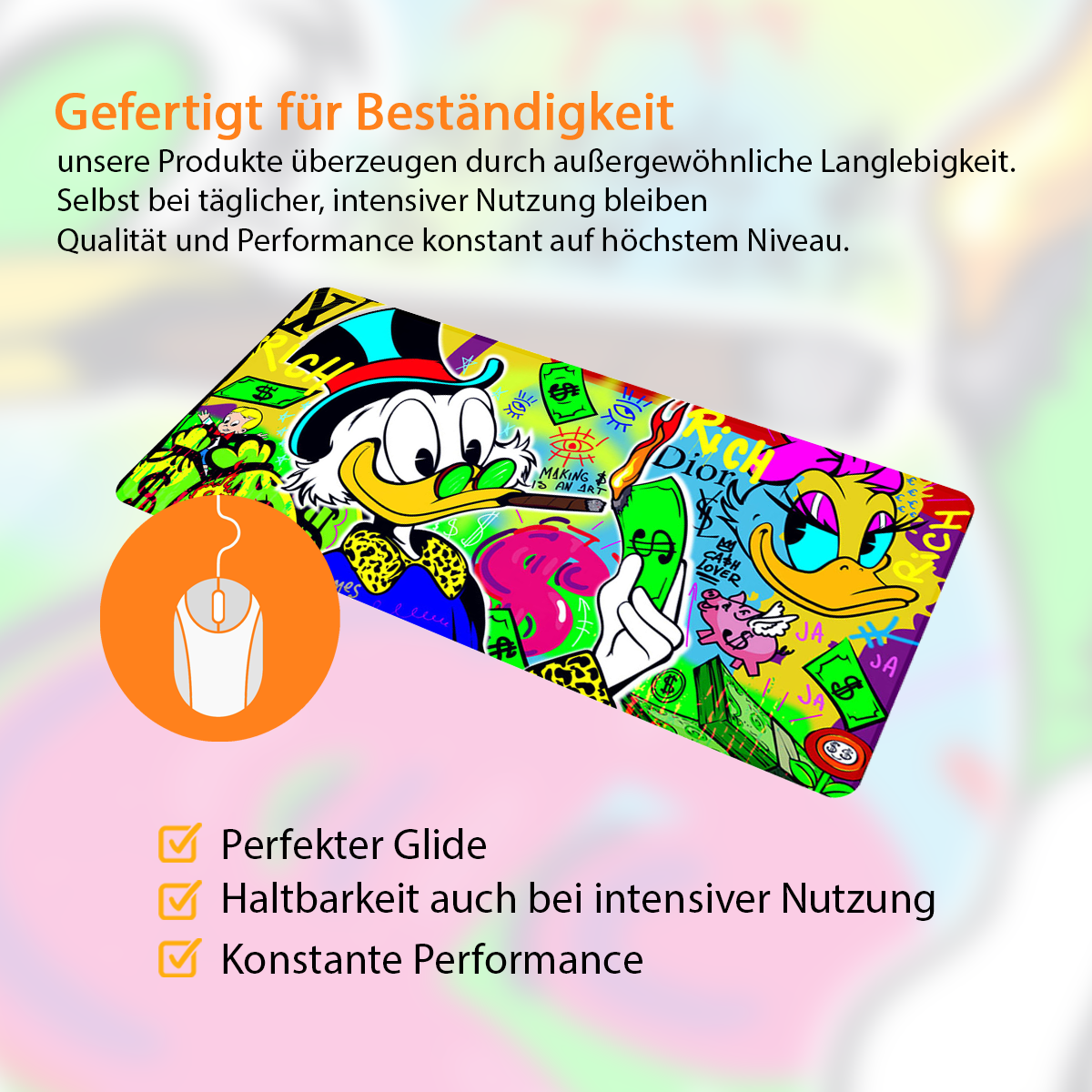 GIVE ME THE LIGHTER - Popart Design - XXL Gaming Mauspad