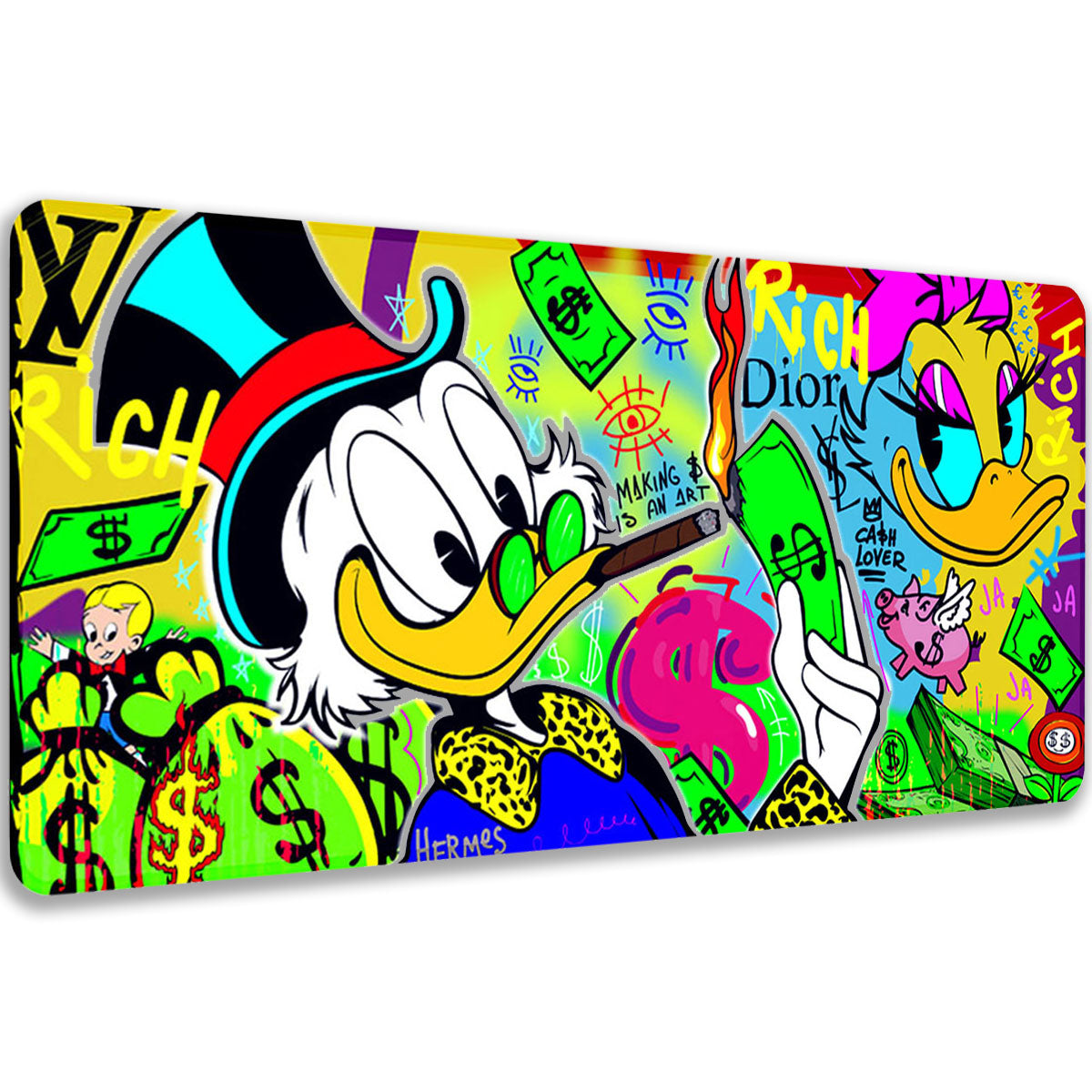 GIVE ME THE LIGHTER - Popart Design - XXL Gaming Mauspad