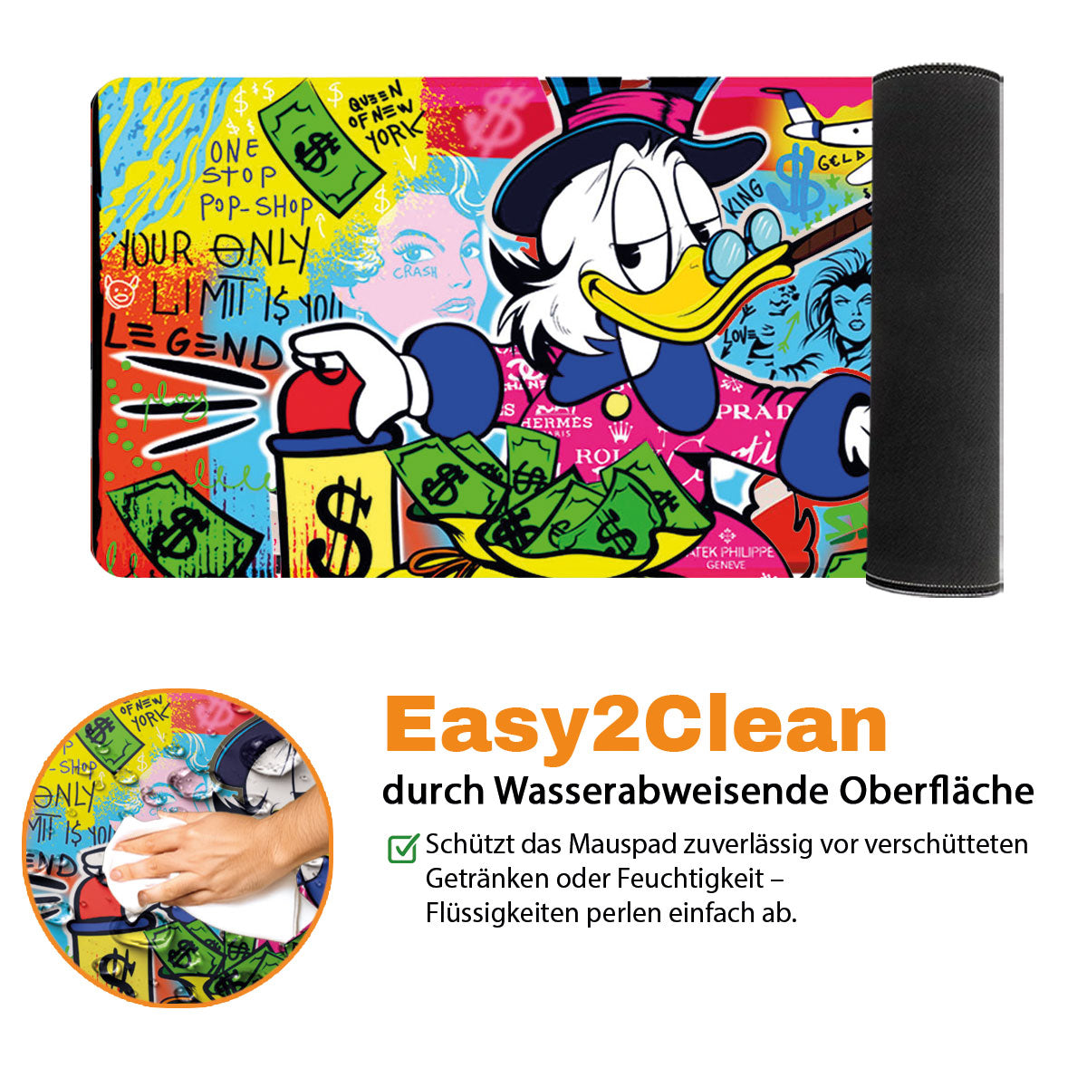 YOUR ONLY LIMIT IS YOU - Popart Design - XXL Gaming Mauspad