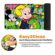 HYPNOTIC CASHFLOW - Popart Design - XXL Gaming Mauspad