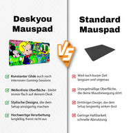 HYPNOTIC CASHFLOW - Popart Design - XXL Gaming Mauspad