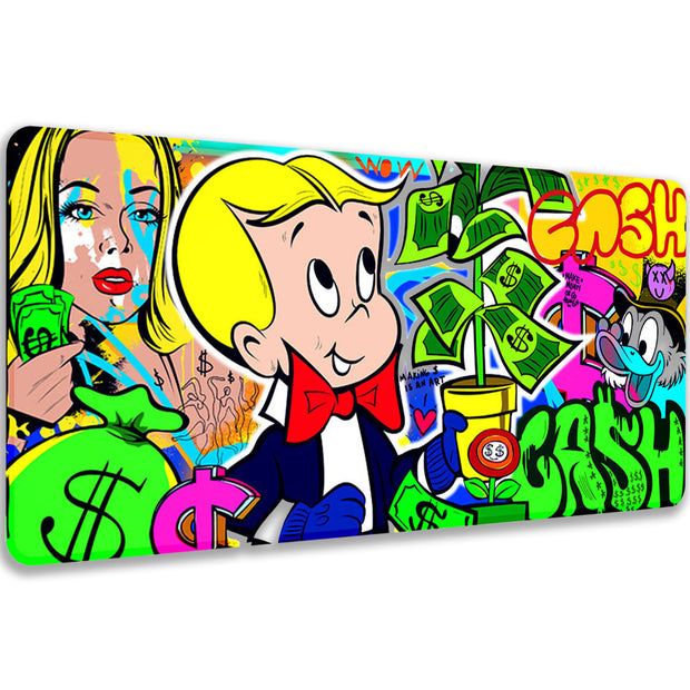 MONEY TREES - Popart Design - XXL Gaming Mauspad