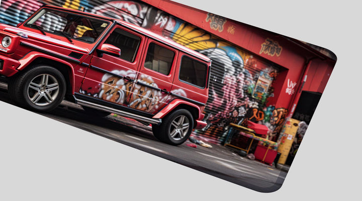 G Wagon Graffiti - Car Design - XXL Gaming Mauspad