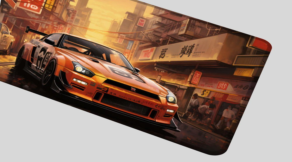 China Skyline Car - Car Design - XXL Gaming Mauspad