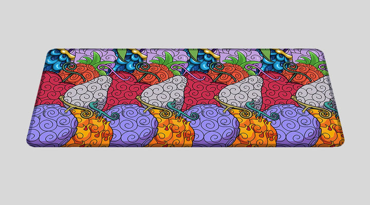 MIXED FRUIT PATTERN - Anime Design - XXL Gaming Mauspad