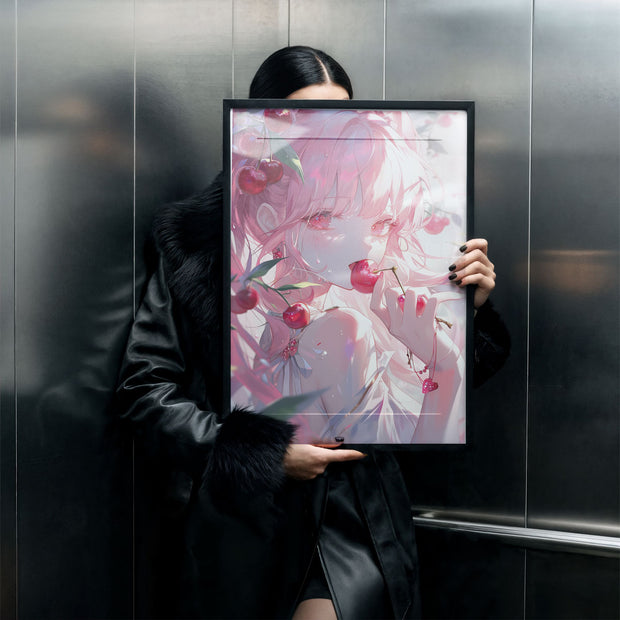 CHERRY GIRL - Deskyou Poster