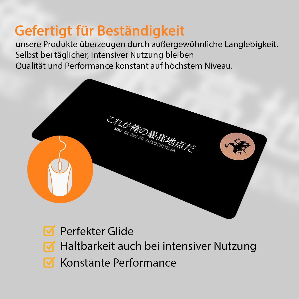 THIS IS MY PEAK - Anime Design - XXL Gaming Mauspad