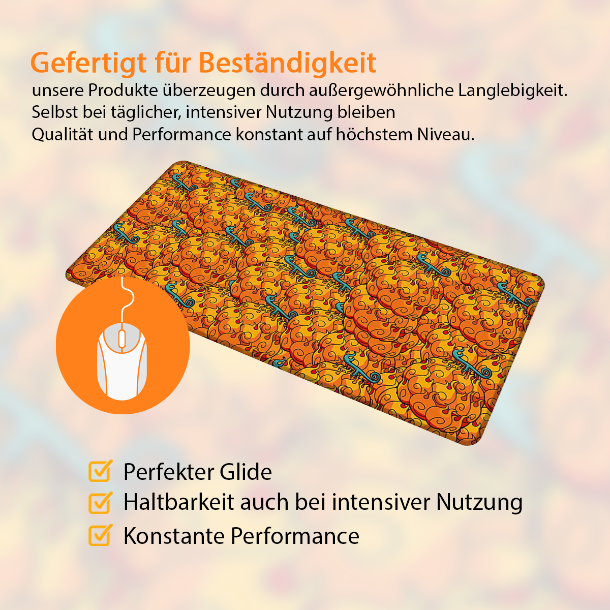 MERA MERA NO MI - Anime Design - XXL Gaming Mauspad