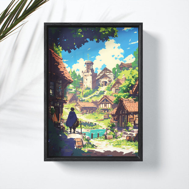 PIXEL VILLAGE - Deskyou Poster